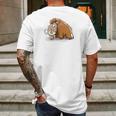 Big Wooly Mammoth Woolly Elephant Dinosaur Mens Back Print T-shirt Gifts for Men