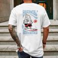 Birdwell Birdie Surf Mens Back Print T-shirt Gifts for Men