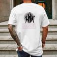 Black-White Dobre Brothers Mens Back Print T-shirt Gifts for Men