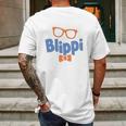 Blippi Classic Mens Back Print T-shirt Gifts for Men