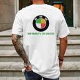 Bmw Bob Marley And The Wailers Mens Back Print T-shirt Gifts for Men