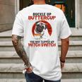 Buckle Up Buttercup Pug Dog Mens Back Print T-shirt Gifts for Men