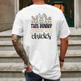 This Bunny Gets All The Chicks Funny Mens Back Print T-shirt Gifts for Men