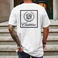 Cadillac Car Logo Mens Back Print T-shirt Gifts for Men