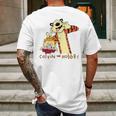 Calvin And Hobbes Mens Back Print T-shirt Gifts for Men