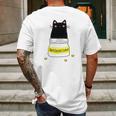 CatShirt Antidepressant Shirt Mens Back Print T-shirt Gifts for Men