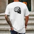 Cats On The Brain Cool Thinking About Cats Mens Back Print T-shirt Gifts for Men