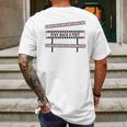 Caution Stay Back 6 Feet Social Distancing Mens Back Print T-shirt Gifts for Men