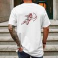 Cherub Cupid Vintage Aesthetic Mens Back Print T-shirt Gifts for Men