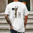 Chewbacca Basketball Who Invited Him Mens Back Print T-shirt Gifts for Men