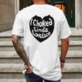 I Choked Linda Lovelace Gift Mens Back Print T-shirt Gifts for Men