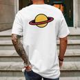 Chuckie Classic Saturn Mens Back Print T-shirt Gifts for Men