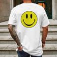 Classic Smiley FaceShirt Mens Back Print T-shirt Gifts for Men