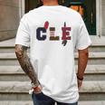 Cle Mens Back Print T-shirt Gifts for Men