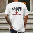 Cnn Clown News Network Funny Political Cool Fake News A Great Novelty Mens Back Print T-shirt Gifts for Men