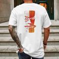 Cool Retro Island Polynesian Tiki Head Mens Back Print T-shirt Gifts for Men