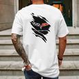 Corvette C6 Ca Mens Back Print T-shirt Gifts for Men