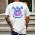 Creepy Kawaii Pastel Goth Cat Kawaii Clothes Mall Goth Mens Back Print T-shirt Gifts for Men