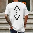 Cukur Logo Mens Back Print T-shirt Gifts for Men