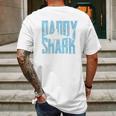 Daddy Shark Gift From Son Mens Back Print T-shirt Gifts for Men