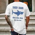 Daddy Shark Lovely Boy Dad Birthday Gifts Mens Back Print T-shirt Gifts for Men