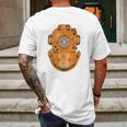 Deep Sea Diver Helmet Vintage Diving Mens Back Print T-shirt Gifts for Men