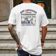 Def Leppard Pyromania Tour Mens Back Print T-shirt Gifts for Men