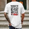 Die Hard Yippee Ki Yay Quote Mens Back Print T-shirt Gifts for Men