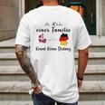 Die Liebe Einer Familie Kennt Keine Distanz Denger Mens Back Print T-shirt Gifts for Men