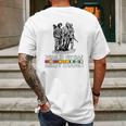 Disabled Veteran Agent Orange Mens Back Print T-shirt Gifts for Men