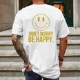 DonWorry Be Happy T-Shirt Mens Back Print T-shirt Gifts for Men