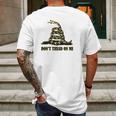 Dont Tread On Me Party Mens Back Print T-shirt Gifts for Men