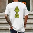 Dr Seuss Classic Sly Grinch Mens Back Print T-shirt Gifts for Men