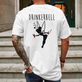 Drinkerbell Funny Mens Back Print T-shirt Gifts for Men