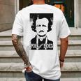 Edgar Allen Poe Poe Before Hoes Mens Back Print T-shirt Gifts for Men