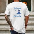 Eeyore Never Stop Believing In Hope Because Miracles Happen Everyday Shirt Mens Back Print T-shirt Gifts for Men