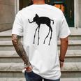 The Elephant By Dali Mens Back Print T-shirt Gifts for Men