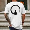 Enso Zen Meditation Buddha Buddhism Japan Mens Back Print T-shirt Gifts for Men