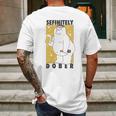 Family Guy Peter Griffin Sefinitely Dober Mens Back Print T-shirt Gifts for Men