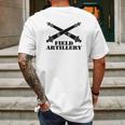 Field Artillery Branch Mens Back Print T-shirt Gifts for Men