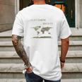 Flat Earth Society Shirt Flat Earthers Not A Moving Globe Mens Back Print T-shirt Gifts for Men