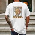 Fred Sanford Retro Portrait Mens Back Print T-shirt Gifts for Men