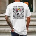 Frida Kahlo I Am My Own Muse Mens Back Print T-shirt Gifts for Men