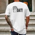 Fry Day Friday Funny Fast Food French Fry Weekend Mens Back Print T-shirt Gifts for Men