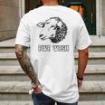 Funny Farm Animal Ewe Wish Sheep Tee Ffa 4H Mens Back Print T-shirt Gifts for Men