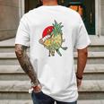 Funny Pineapple Pizza Forbidden Love Hawaiian Mens Back Print T-shirt Gifts for Men