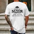 Funny Senior Things Graduation Johns Hopkins University 2020 Mens Back Print T-shirt Gifts for Men