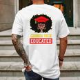 Georgia Tech Educated Black Girl Graduate University Black History Month Proud Black Gift Mens Back Print T-shirt Gifts for Men