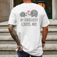 Grandaddy Loves Me Elephant Infant Creeper Mens Back Print T-shirt Gifts for Men