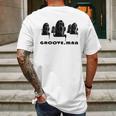 Groove Man-Jazz Musicians T-Shirts - Mens T-Shirt By American Apparel Mens Back Print T-shirt Gifts for Men